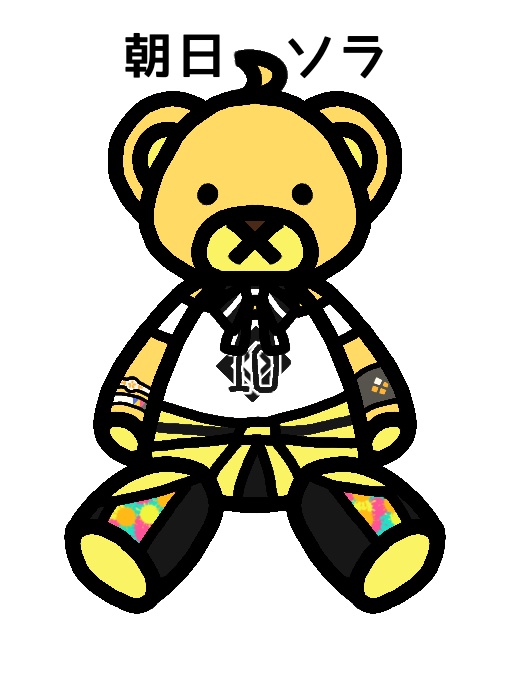 メリーパニックイメージテディベアアクリルキーホルダー