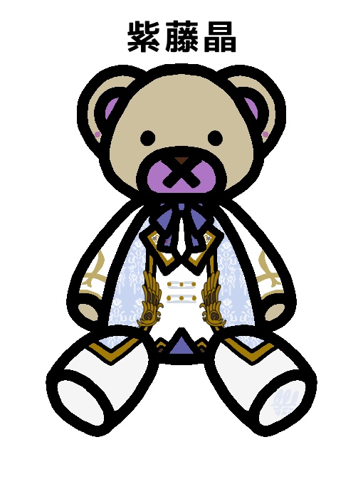 エトワールイメージテディベアアクリルキーホルダー