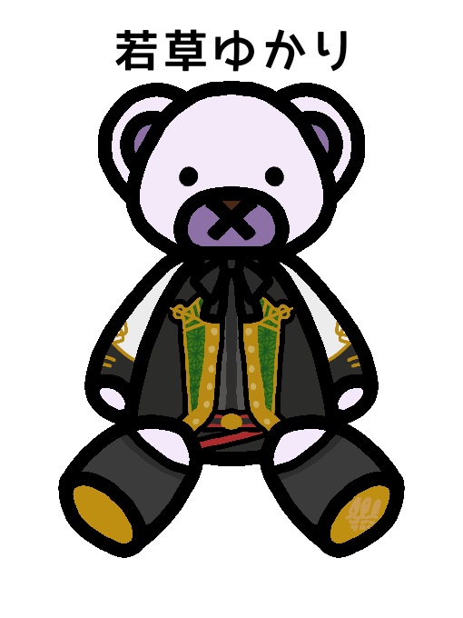 三千世界イメージテディベアアクリルキーホルダー