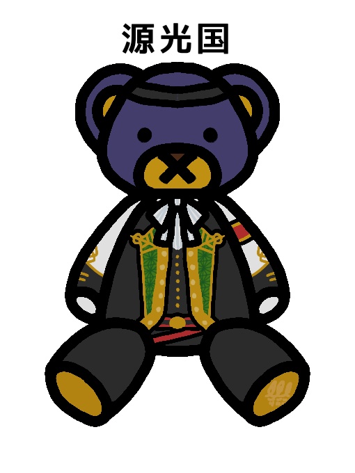 三千世界イメージテディベアアクリルキーホルダー