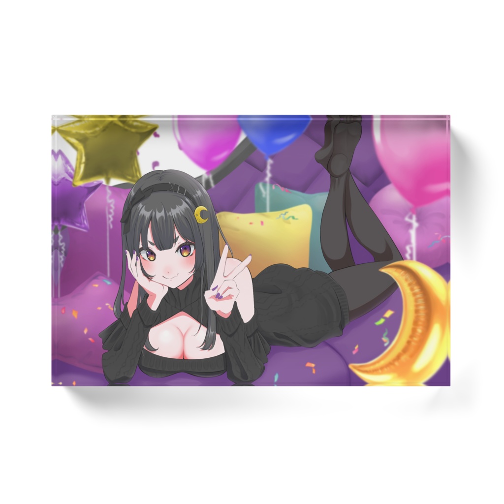 姉崎月2周年記念 アクリルブロック - 148×100㎜