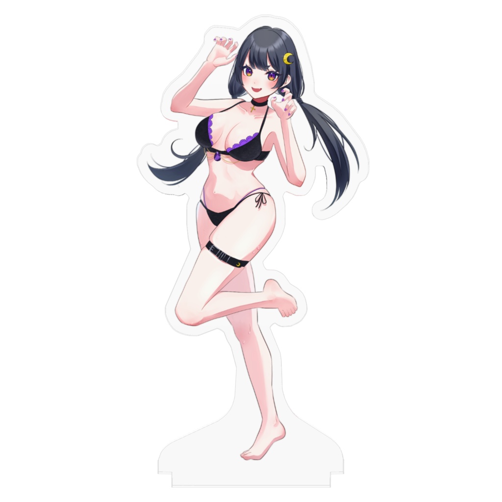 姉崎月水着ver アクリルフィギュア‐100㎜