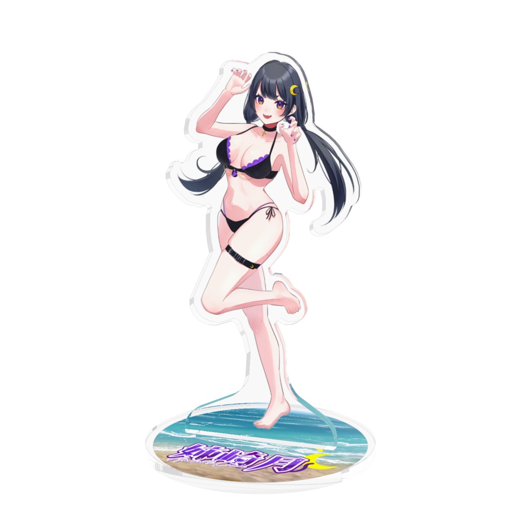 姉崎月水着ver アクリルフィギュア‐100㎜