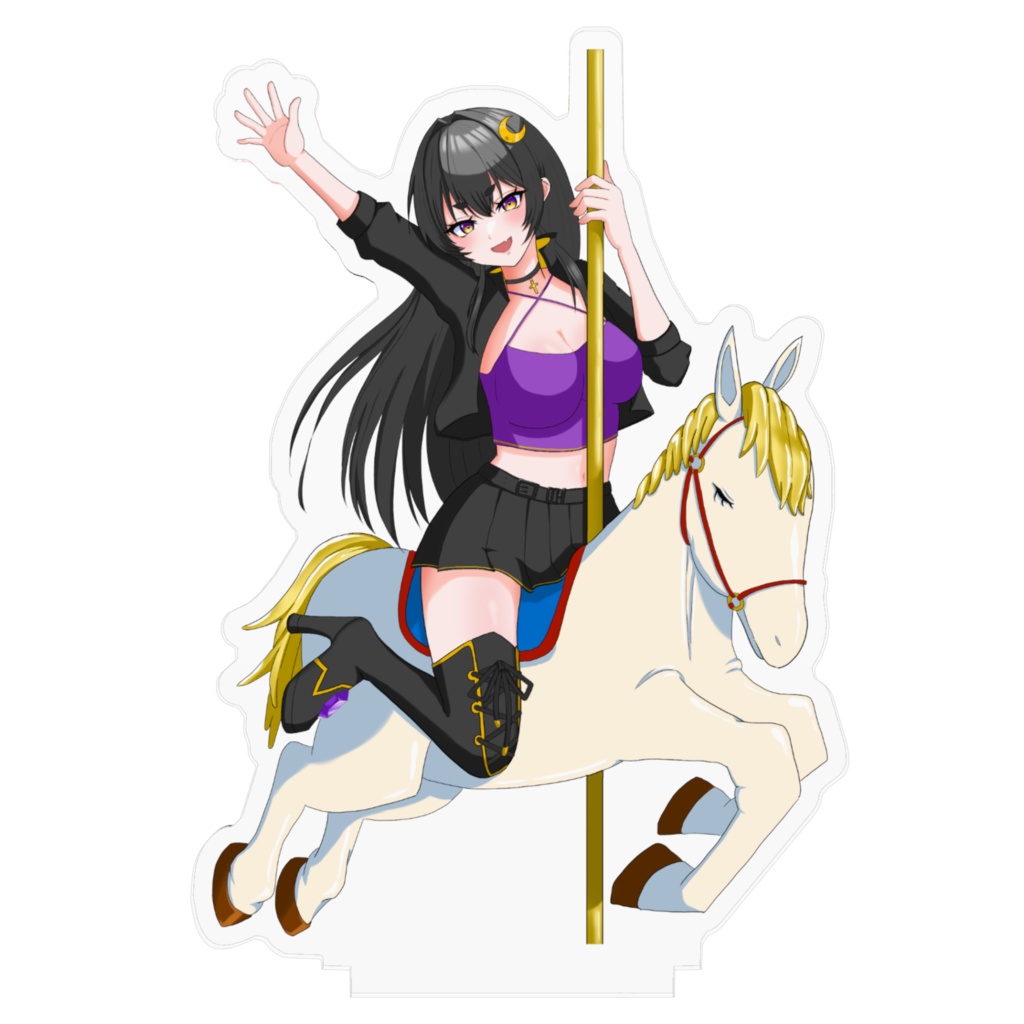 姉崎月3周年ver アクリルフィギュア‐100㎜