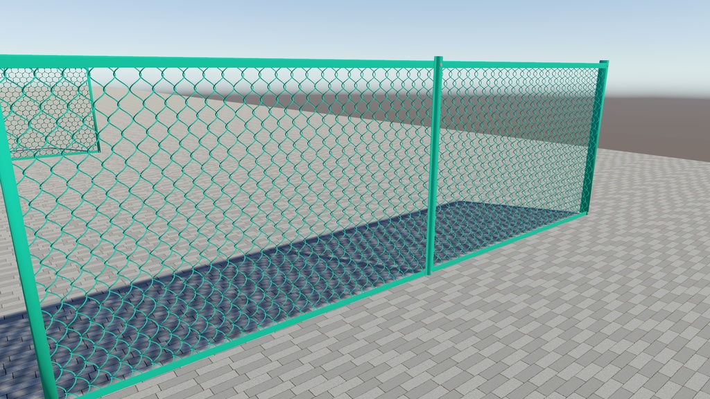 VRChat想定 ネットフェンス