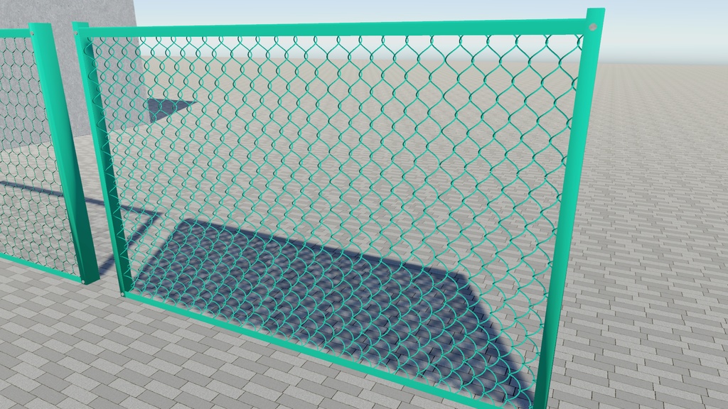 VRChat想定 ネットフェンス