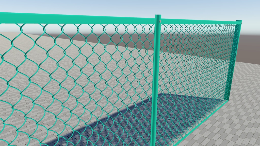 VRChat想定 ネットフェンス