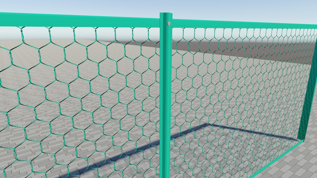 VRChat想定 ネットフェンス