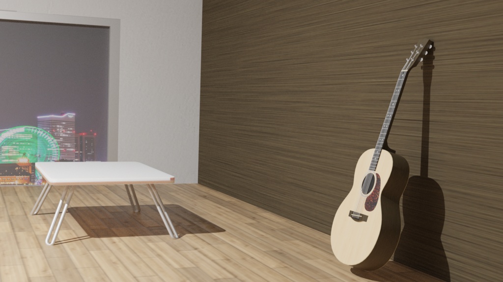 VRChat想定 アコースティックギター サウンド有りVersion