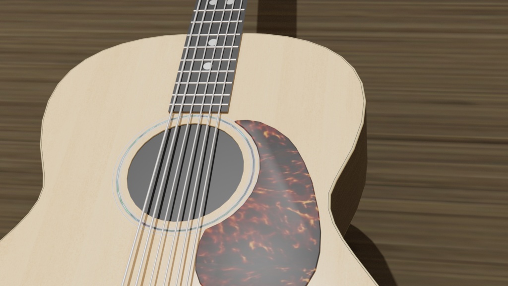 VRChat想定 アコースティックギター サウンド有りVersion