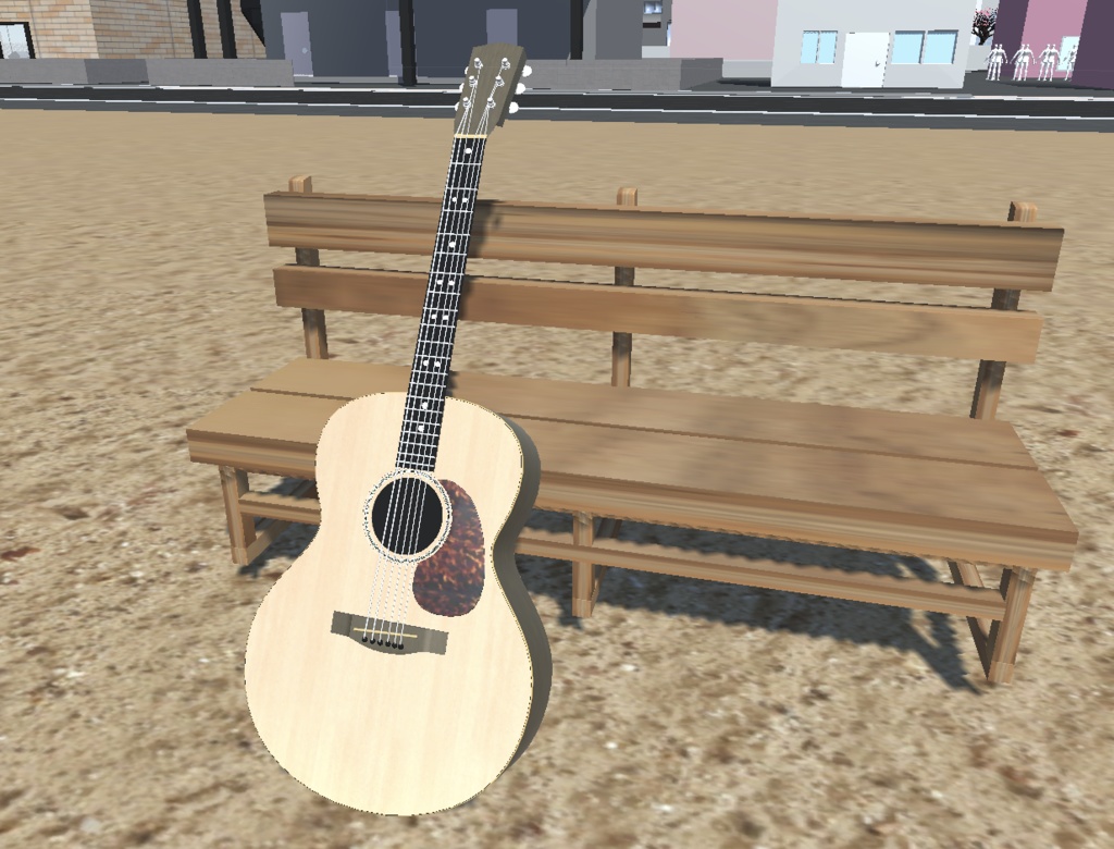 VRChat想定 アコースティックギター サウンド有りVersion