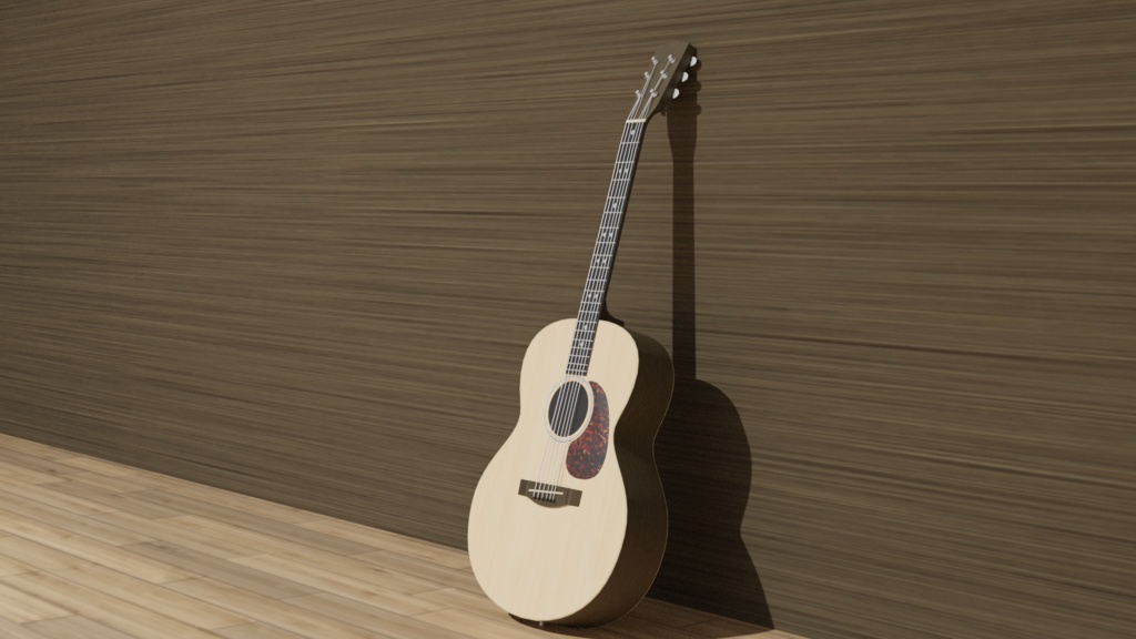VRChat想定 アコースティックギター サウンド有りVersion