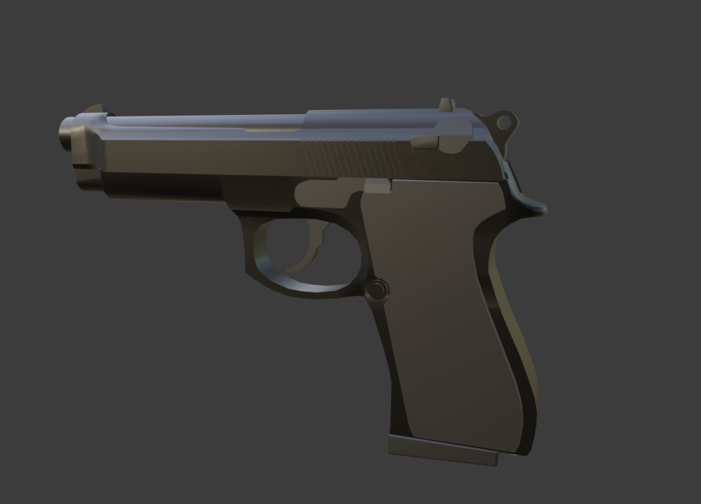 VRC想定 ハンドガン