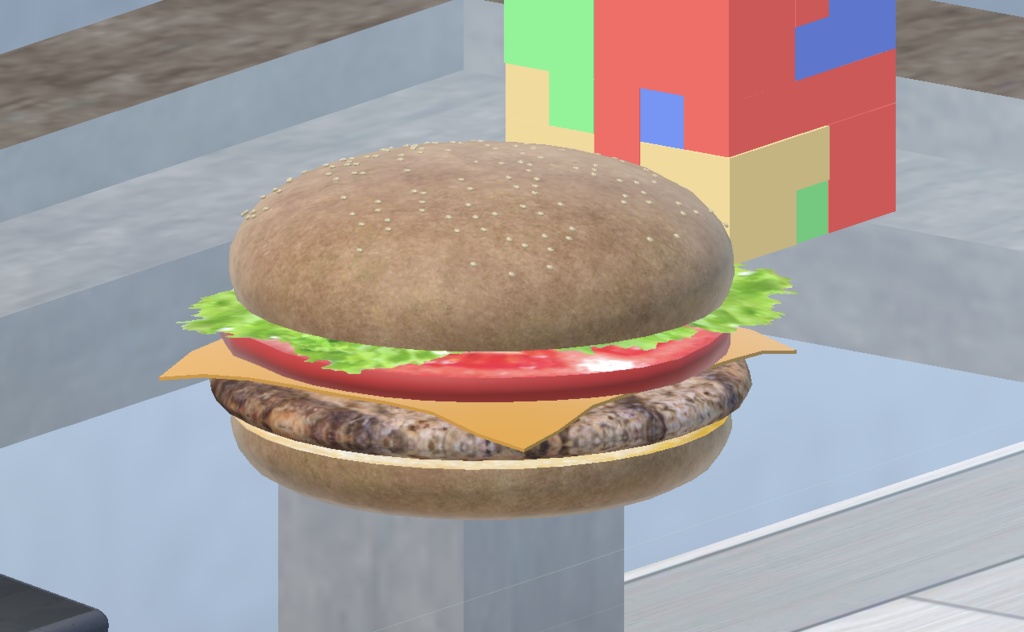 VRChat想定 ハンバーガー