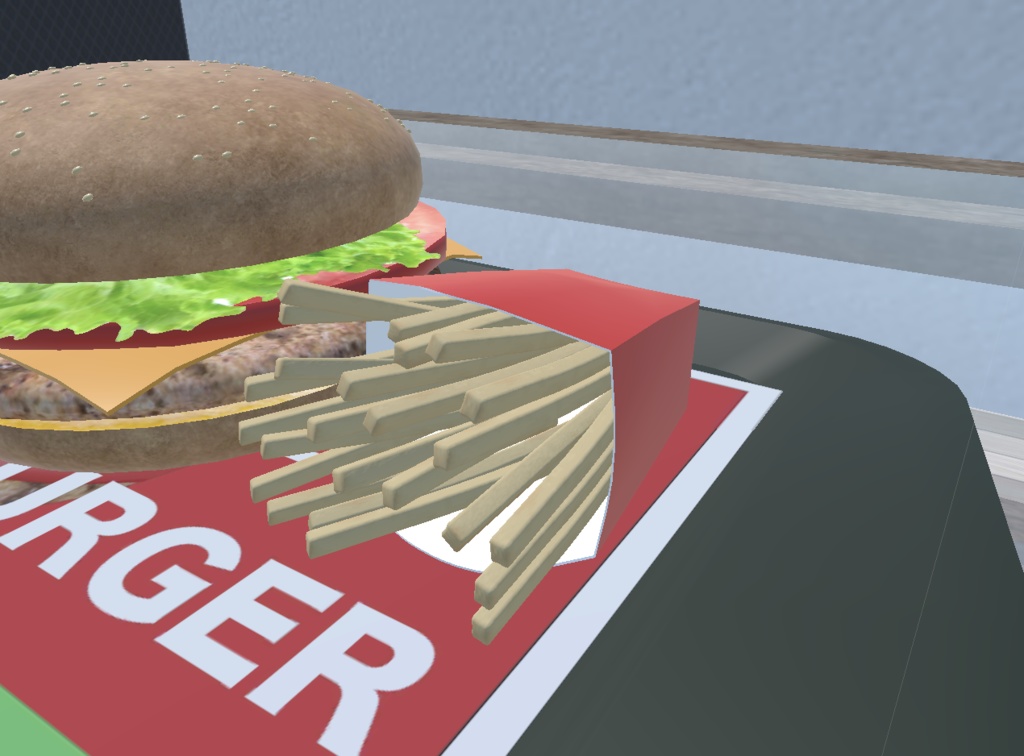 VRChat想定 フライドポテト