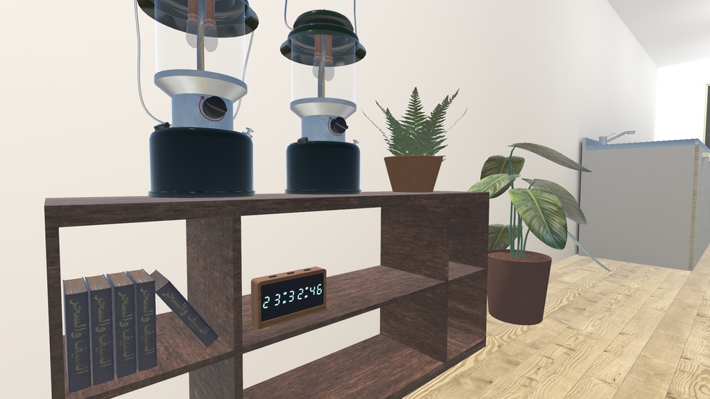 VRChat想定 おしゃれ観葉植物