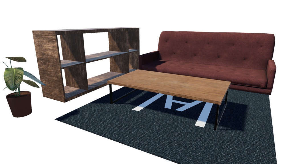 VRChat想定 おしゃルームセット