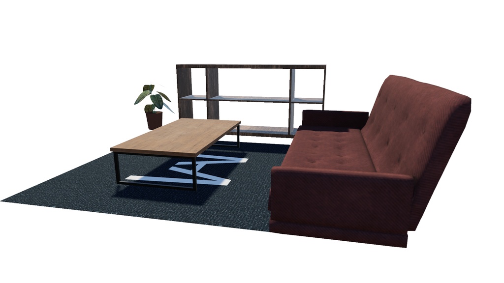 VRChat想定 おしゃルームセット