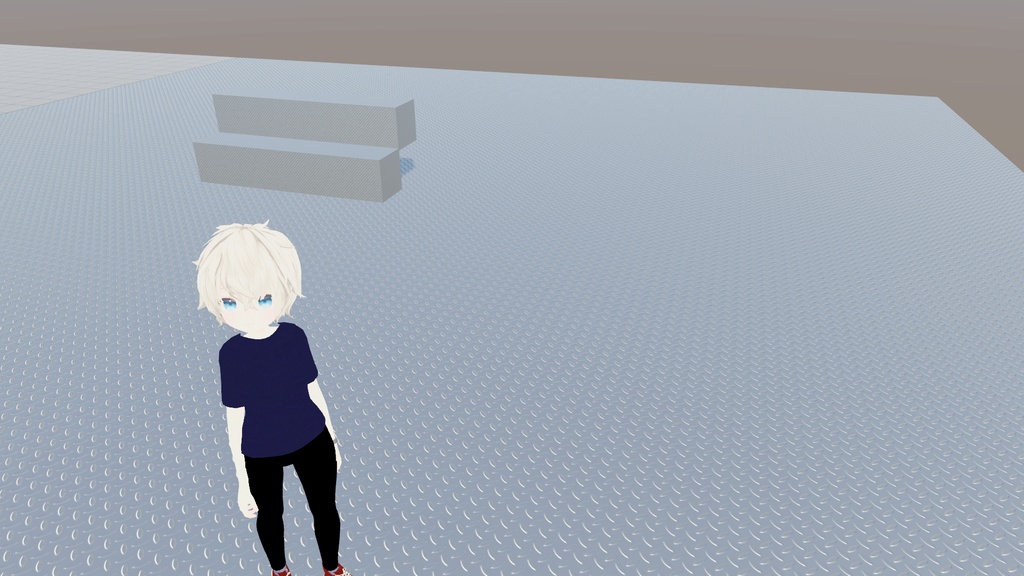 VRChat想定 縞鋼板テクスチャ