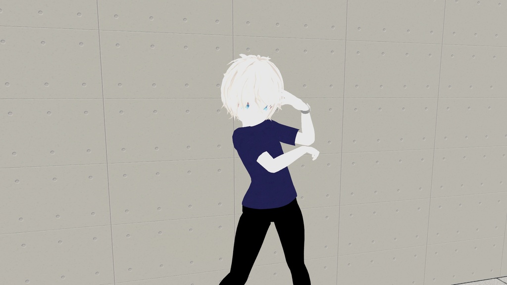 VRChat想定 コンクリ壁テクスチャ