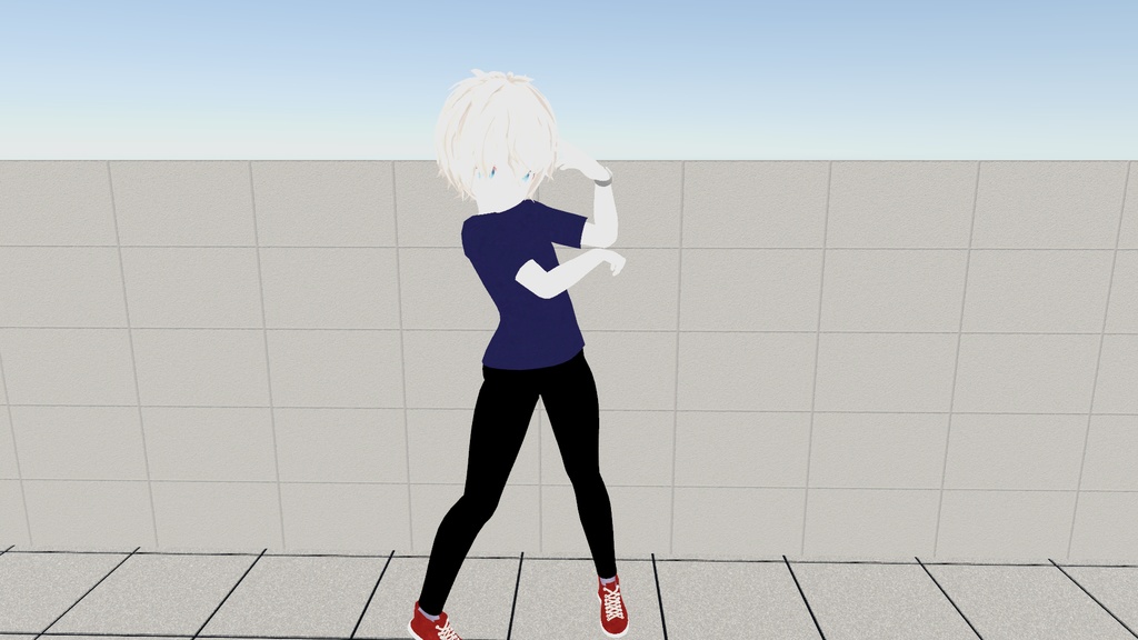 VRChat想定 コンクリブロックテクスチャ