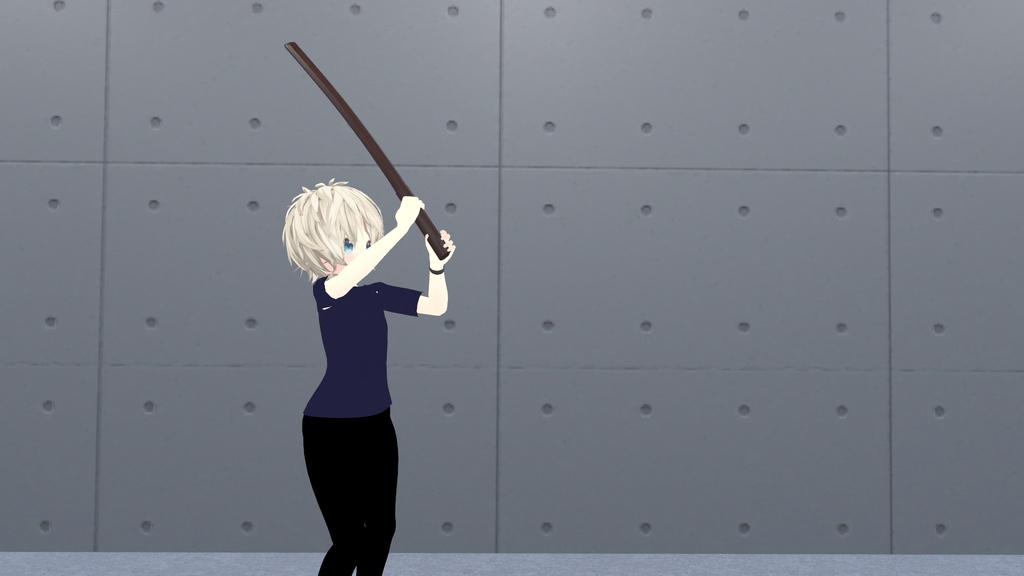 VRChat想定 木刀