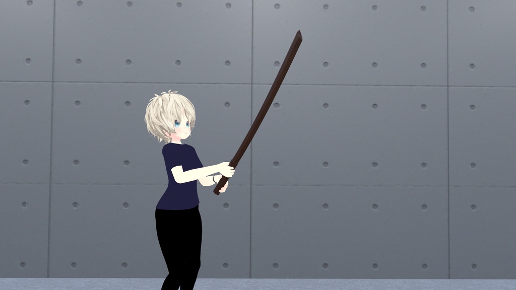 VRChat想定 木刀