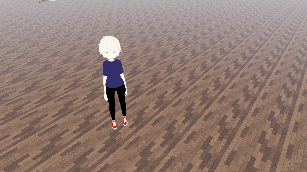 VRChat想定 フローリング(カフェ風)