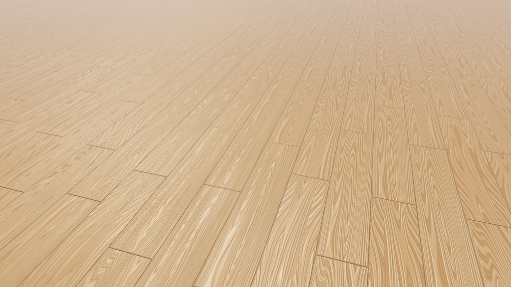VRChat想定 フローリング(木目)