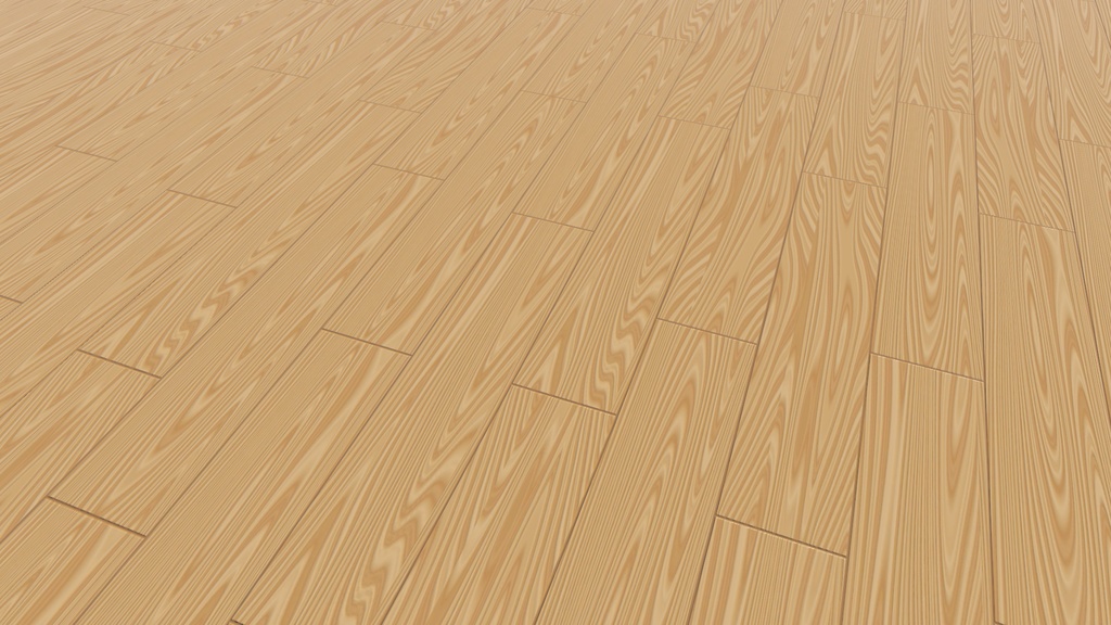 VRChat想定 フローリング(木目)