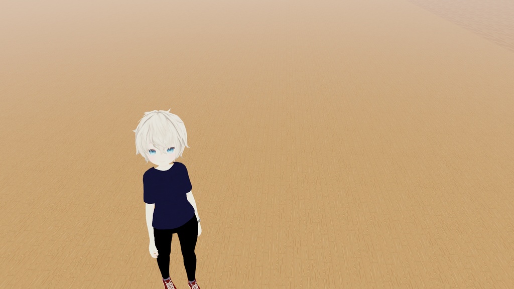 VRChat想定 フローリング(木目)