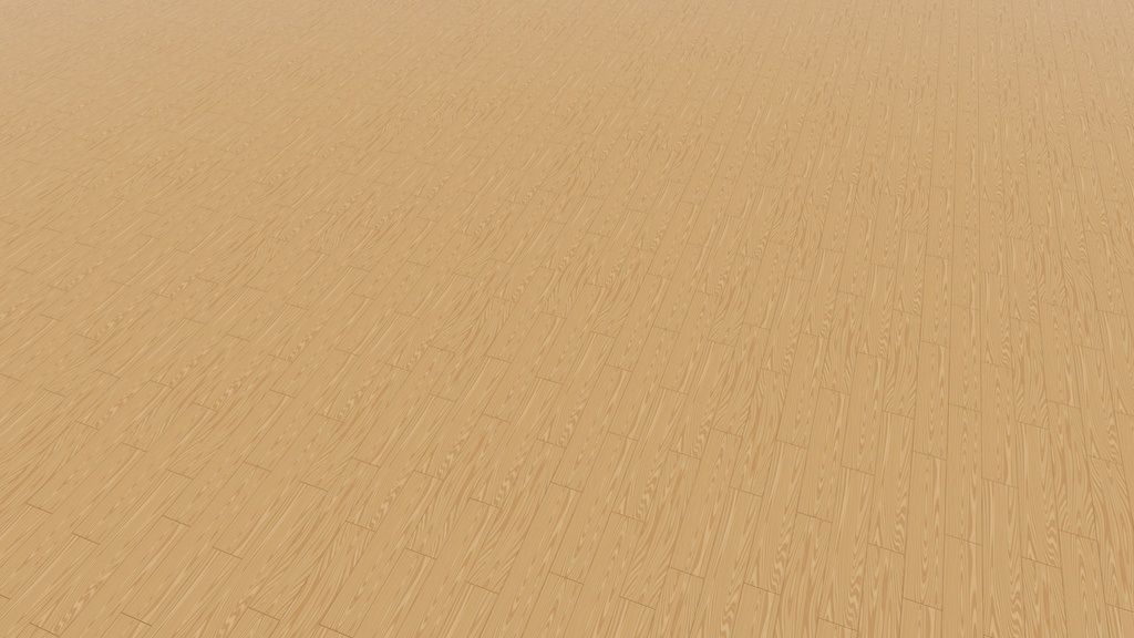 VRChat想定 フローリング(木目)