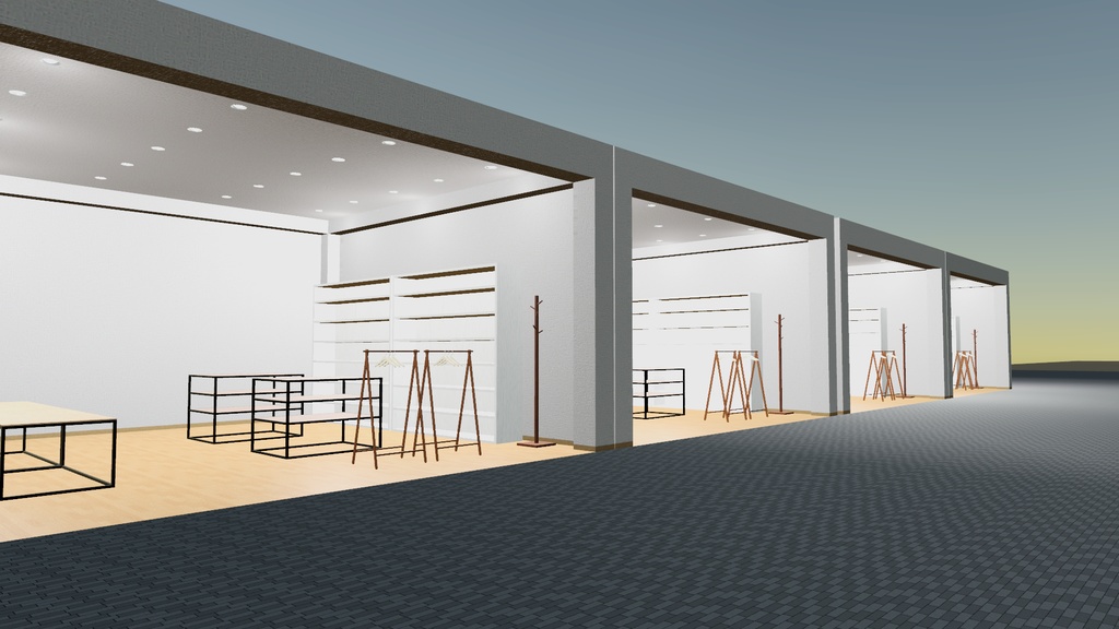 VRChat想定 テナント出店セット