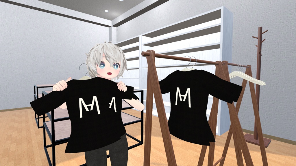 VRChat想定 ハンガーラック