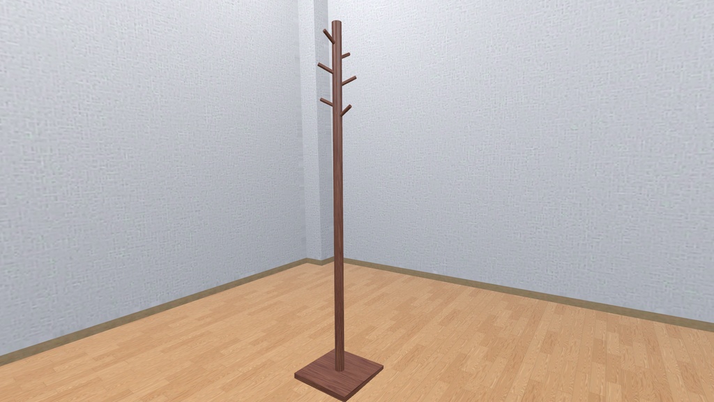 VRChat想定 ポールハンガー