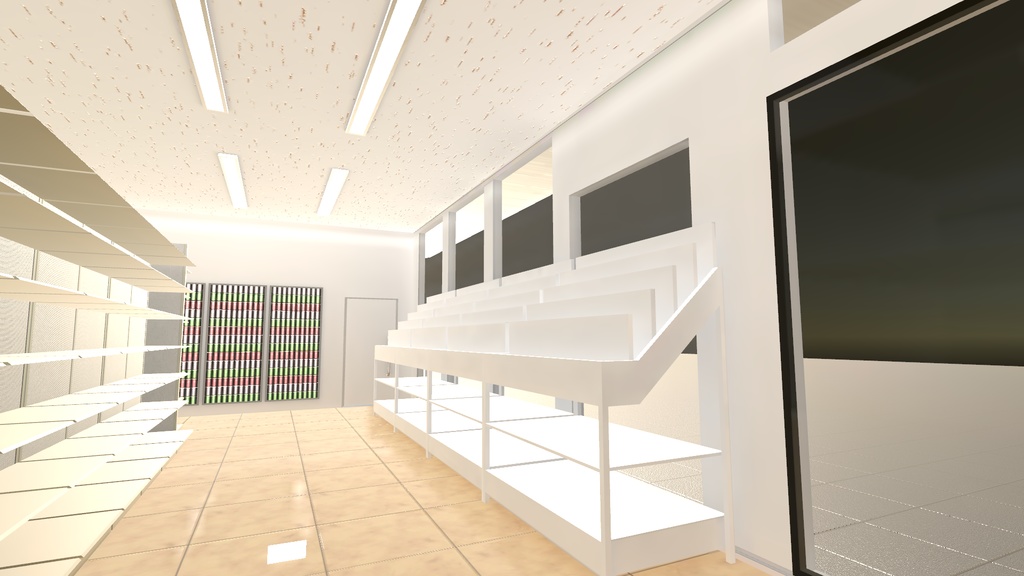 VRChat想定 コンビニエンスストア