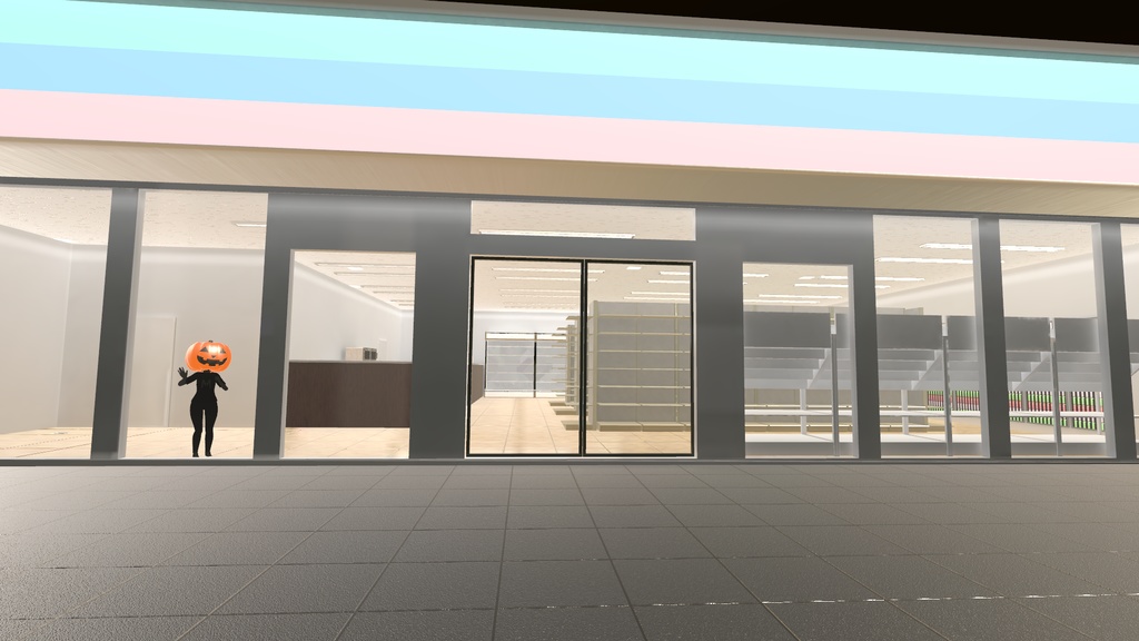 VRChat想定 コンビニエンスストア