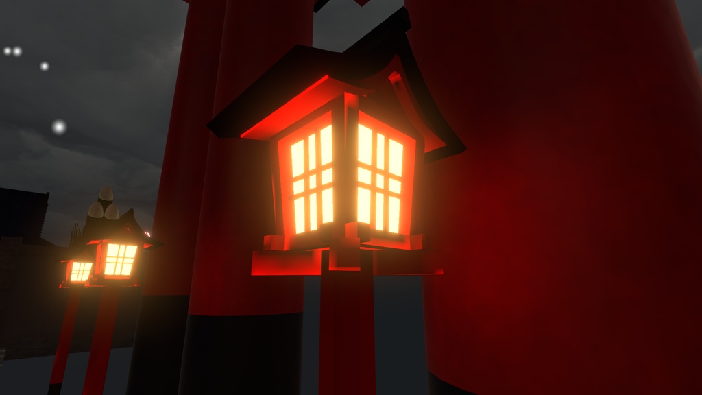 VRChat想定 灯篭