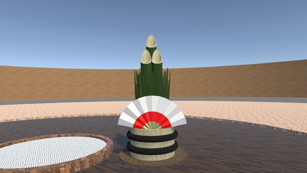 VRChat想定 門松