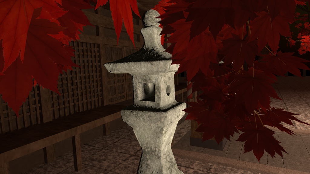 VRChat想定 石灯籠