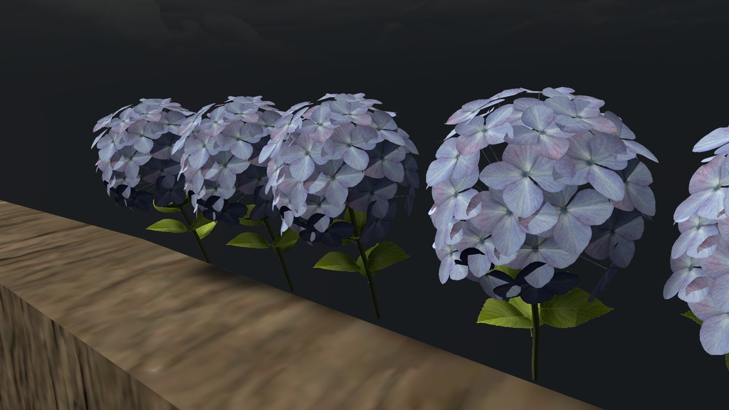 VRChat想定 紫陽花
