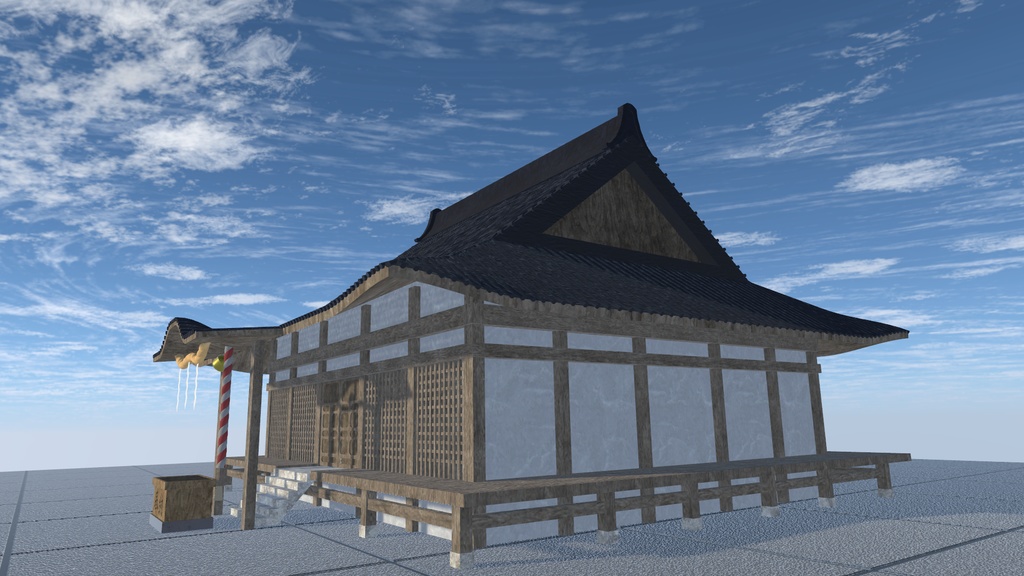 VRChat想定 神社