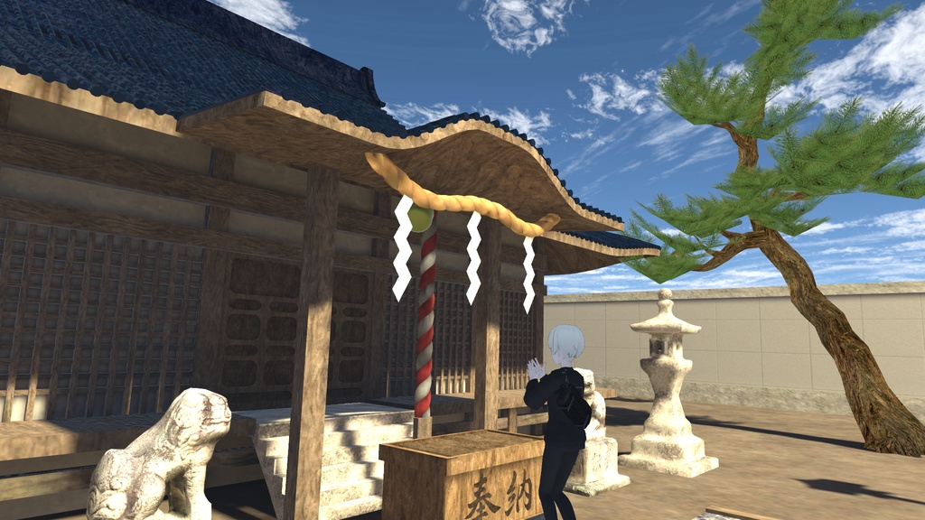 VRChat想定 神社