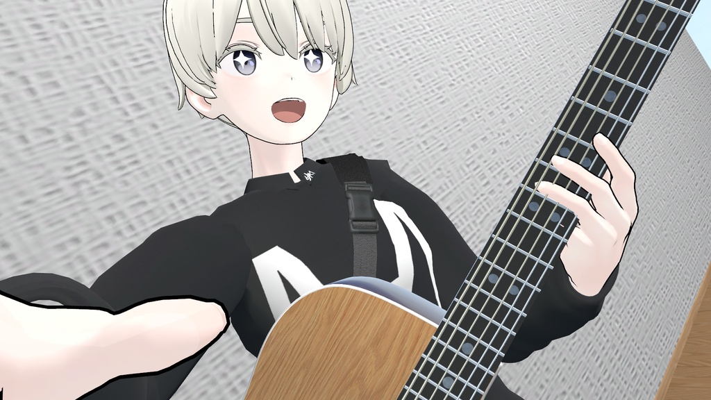 VRC想定 アコースティックギター(Cut-Away)