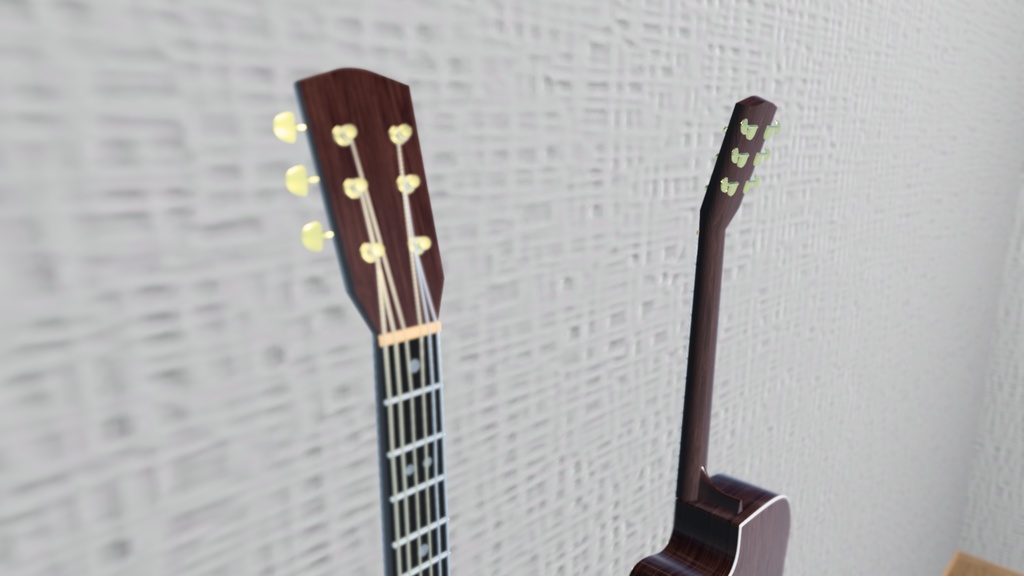 VRC想定 アコースティックギター(Cut-Away)