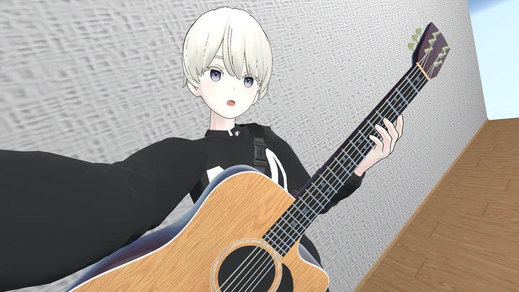 VRC想定 アコースティックギター(Cut-Away)