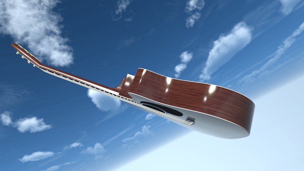 VRC想定 アコースティックギター(Cut-Away)