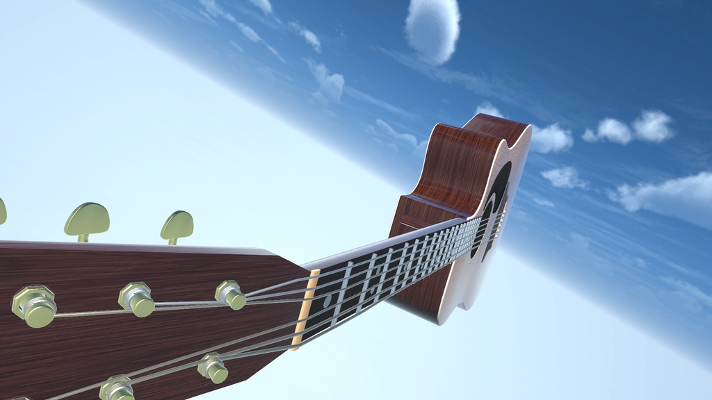 VRC想定 アコースティックギター(Cut-Away)