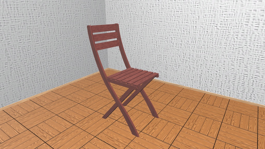 VRChat想定 ガーデンテーブル&チェア