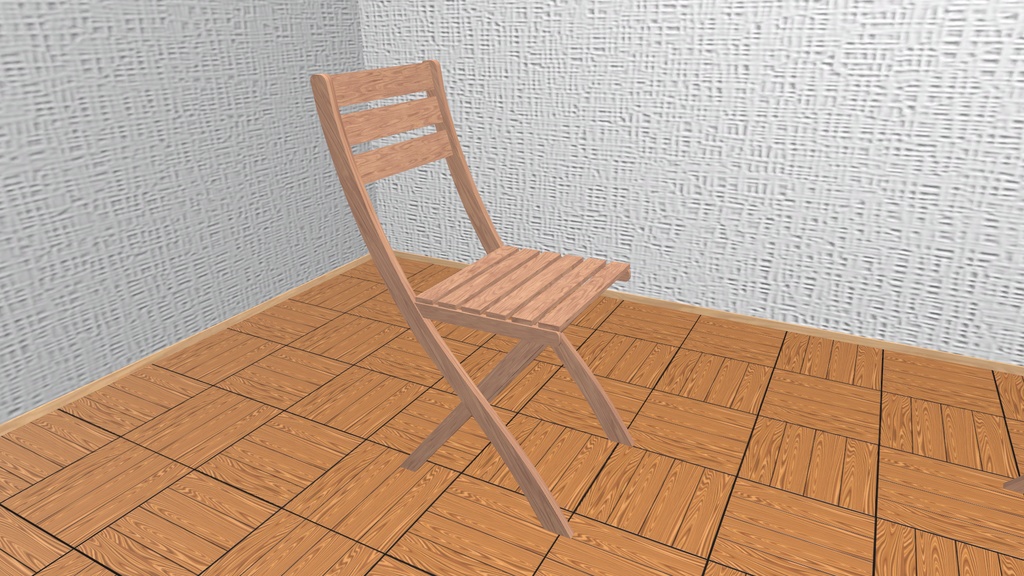 VRChat想定 ガーデンテーブル&チェア